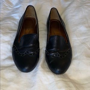 Black leather Naturalizer loafers size 9.5